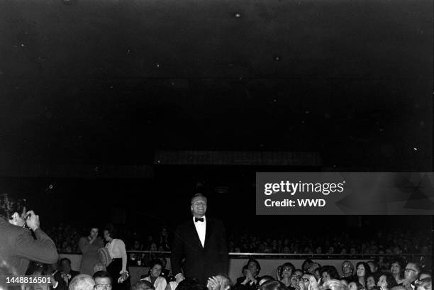 Lex Barker attends the premiere of the movie "Interval" in Mexico City on the weekend of March 3-4, 1973.