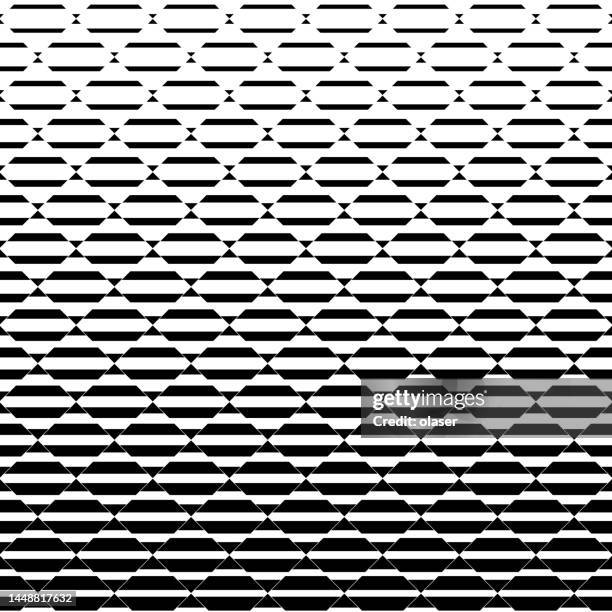 unusual gradient of diamond shaped squares in grid pattern - unexpected situation stock illustrations