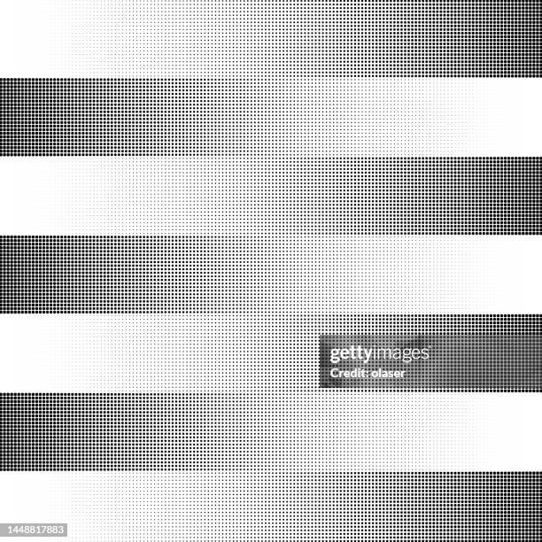 Sections Of Horizontal Fading Pattern Of Rounded Squares Dots High-Res ...