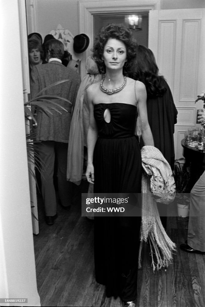 Rex Reed House Elizabeth Ashley attends a housewarming party for Rex Reed's home in ...