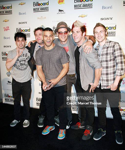 Music group Patent Pending attend the Billboard Music Awards Pre-Party hosted by Kelly Clarkson at MGM Grand on May 19, 2012 in Las Vegas, Nevada.