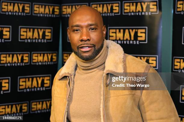 Morris Chestnut visits SiriusXM at SiriusXM Studios on December 13, 2022 in New York City.