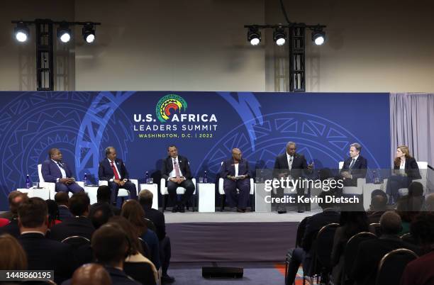 President of Mozambique Filipe Nyusi, President of Somalia Hassan Sheikh Mohamud, President of Niger Mohamed Bazoum, former Assistant Secretary of...