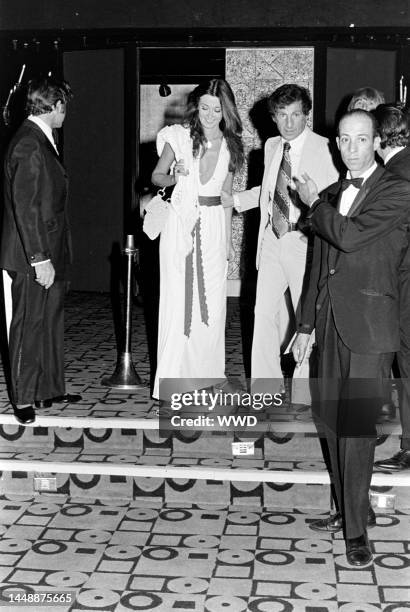 Anitra Ford attends Nancy Sinatra's opening night at the Ambassador Hotel in Los Angeles on June 8, 1972.