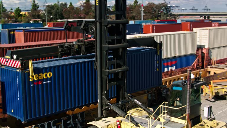 Train Auto Container Loader Truck (Rail) Videos and HD Footage - Getty Images