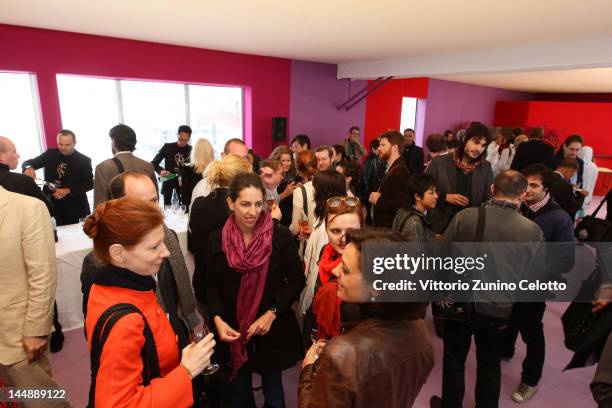Atmosphere at the Festival Del Film Locarno Reception during the 65th Annual Cannes Film Festival on May 20, 2012 in Cannes, France.