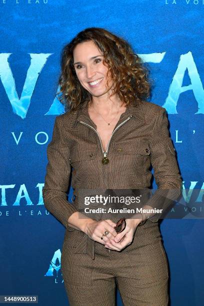 Marie-Sophie Lacarrau attends the "Avatar: The Way of Water" Paris Screening At Le Grand Rex on December 13, 2022 in Paris, France.