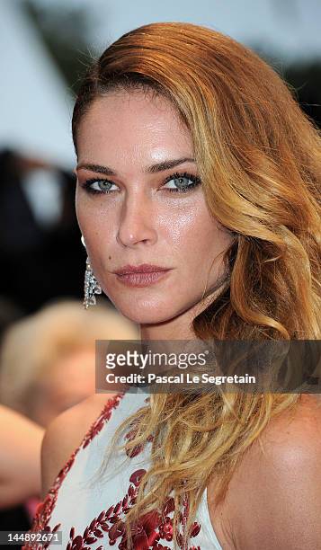 Model Erin Wasson attends the "Amour" premiere during the 65th Annual Cannes Film Festival at Palais des Festivals on May 20, 2012 in Cannes, France.