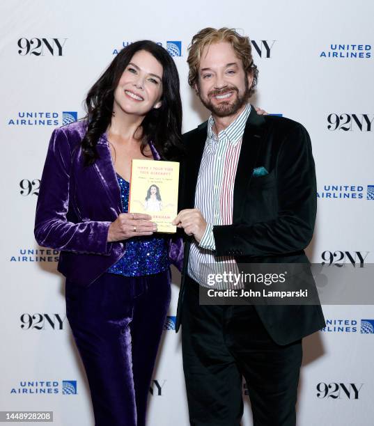 Lauren Graham and Sam Pancake attend "Have I Told You This Already?" Lauren Graham in Conversation with Sam Pancake at The 92nd Street Y, New York on...