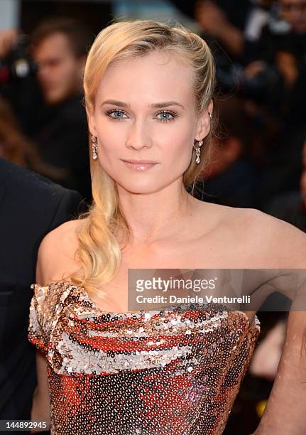 Diane Kruger attends the "Amour" Premiere during the 65th Annual Cannes Film Festival at Palais des Festivals on May 20, 2012 in Cannes, France.