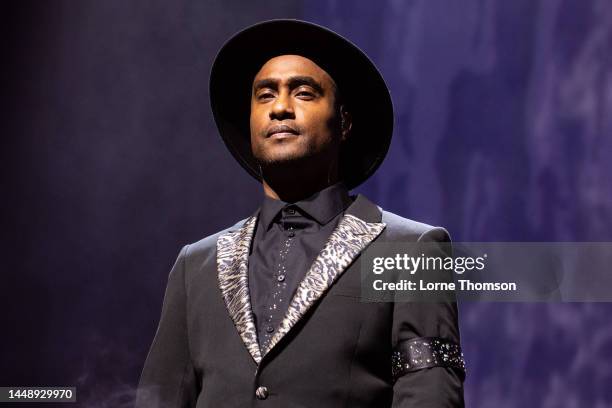 Simon Webbe of Blue performs at The O2 Arena on December 13, 2022 in London, England.