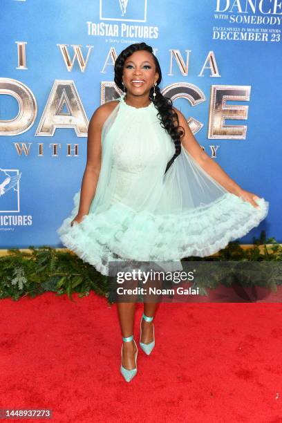 Naturi Naughton attends the "Whitney Houston: I Want To Dance With Somebody" world premiere at AMC Lincoln Square Theater on December 13, 2022 in New...