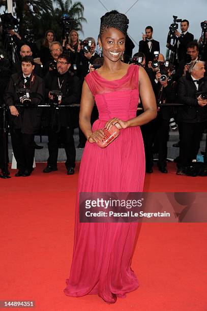 Aissa Maiga attends the "Amour" premiere during the 65th Annual Cannes Film Festival at Palais des Festivals on May 20, 2012 in Cannes, France.