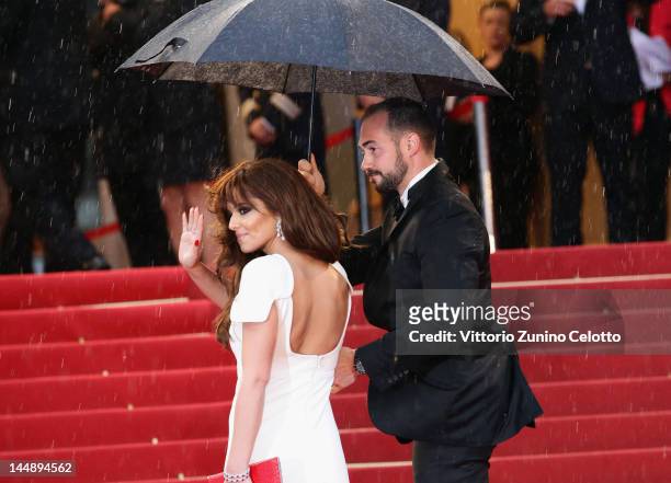 Cheryl Cole arrives at "Amour" Premiere at the Palais des Festivals during the 65th Annual Cannes Film Festival on May 20, 2012 in Cannes, France.
