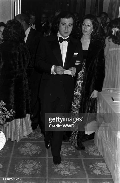Lalo Schifrin and Donna Schifrin attend the "Tribute to Nat King Cole" benefit event at the Beverly Wilshire Hotel in Beverly Hills, California, on...