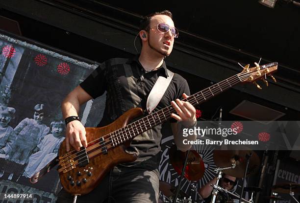 Musician Terry Freers of Ghosts of August performs during the 2012 Rock On The Range festival at Crew Stadium on May 20, 2012 in Columbus, Ohio.