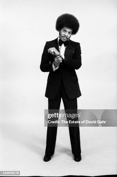 Disco and funk musician Jimmy Castor poses for a portrait on March 6, 1974 in New York City, New York.