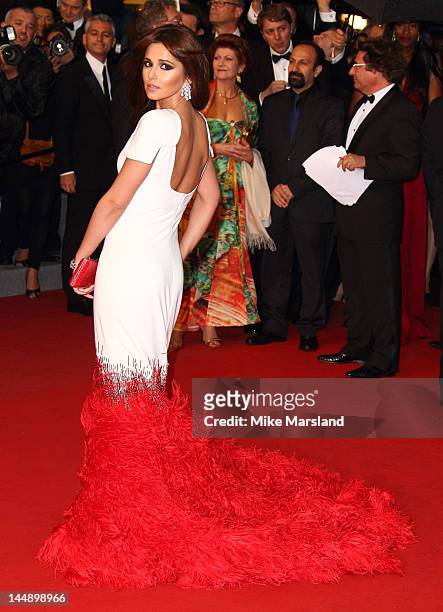 Cheryl Cole attends the 'Amour' Premiere during the 65th Annual Cannes Film Festival at Palais des Festivals on May 20, 2012 in Cannes, France.