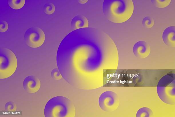 stockillustraties, clipart, cartoons en iconen met abstract gradient background with purple spirals - bruine achtergrond