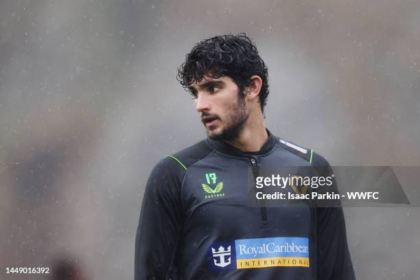 Goncalo Guedes of Wolverhampton Wanderers during a Wolverhampton Wanderers Training Session on December 13, 2022 in Marbella, Spain.