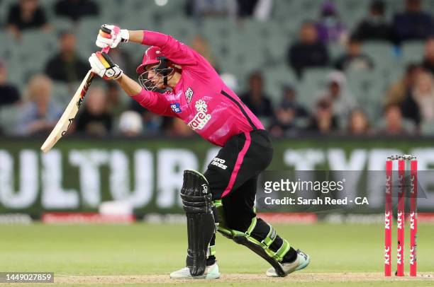 Josh Philippe of the Sixers during the Men's Big Bash League match between the Adelaide Strikers and the Sydney Sixers at Adelaide Oval, on December...