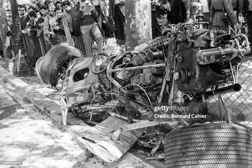 Jochen Rindt Monjunct Jochen Rindt, Lotus-Ford 49B, Grand Prix of Spain, Montjuic circuit ...