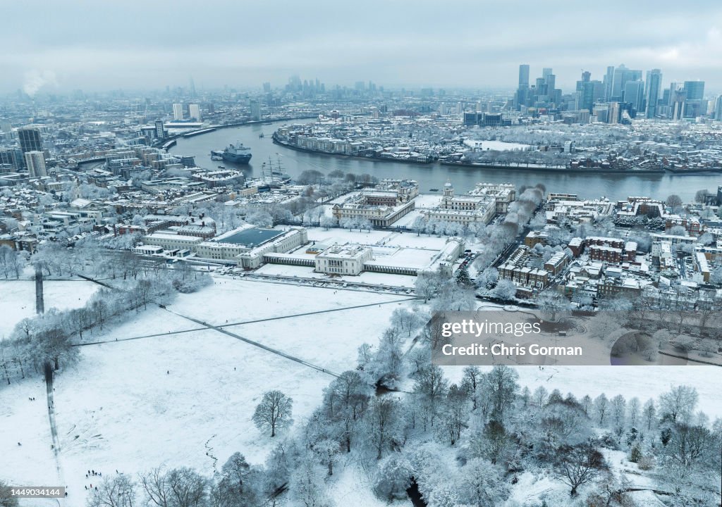 Greenwich Park Snow