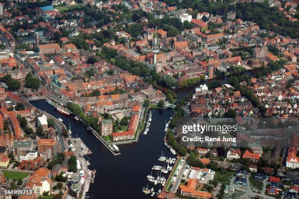 city of emden - emden stock-fotos und bilder