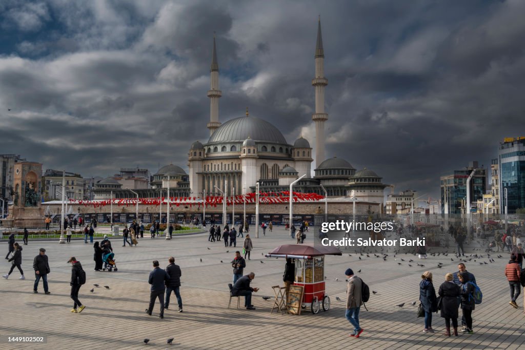 Taksim Mosque and Taksim Square