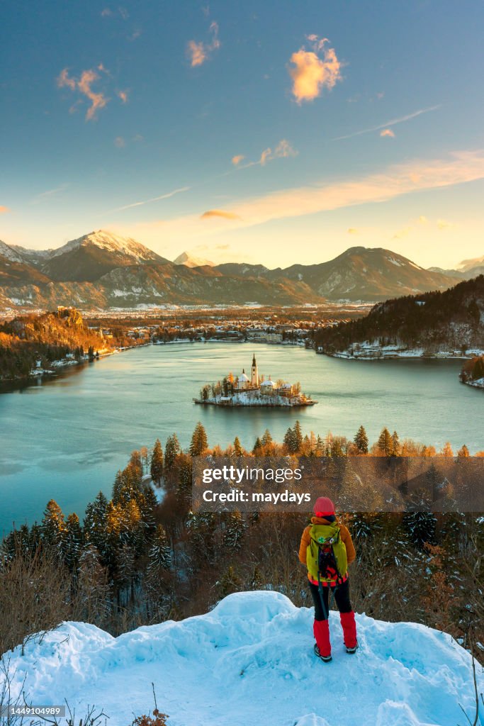Bled lake in Slovenia