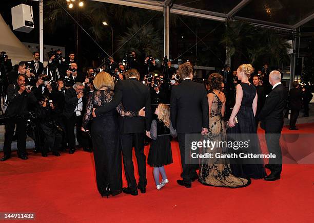 Actors Morten Kaufman, Sisse Graum Jorgensen, Alexandra Rapaport, Director Thomas Vinterberg, Annika Wedderkopp, Mads Mikkelsen and Susse Wold attend...