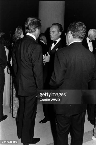 Jean Sauvagnargues attends a party at the National Gallery of Art in Washington, D.C., on September 27, 1974.