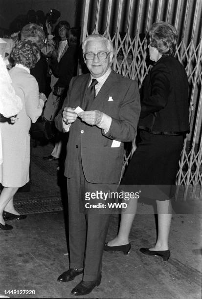 Francis Dennis Griffin attends Elton John's concert at the Forum in Los Angeles, California, on October 4, 1974.