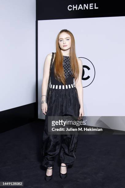 Sadie Sink attends "Le Grand Numero De Chanel" - Fragance Show at Grand Palais Ephemere on December 13, 2022 in Paris, France.