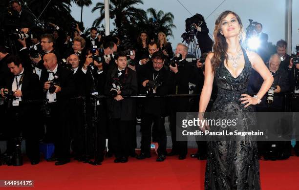 French model and actress Berenice Marlohe attends the "Amour" premiere during the 65th Annual Cannes Film Festival at Palais des Festivals on May 20,...