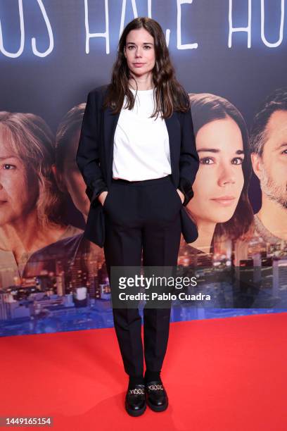 Actress Laia Costa attends the premiere of "Cuidarnos Entre Nosotros Nos Hace Humanos" at MK2 Cine Paz on December 14, 2022 in Madrid, Spain.