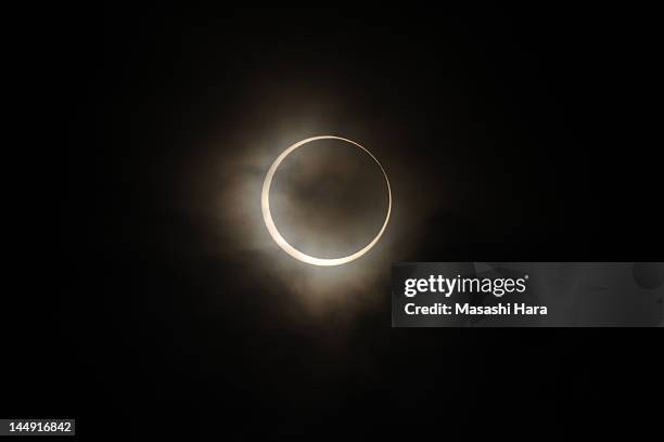 Annular Solar Eclipse is observed on May 21, 2012 in Tokyo, Japan. It is the first time in 25 years since last annular solar eclipse was observed in...