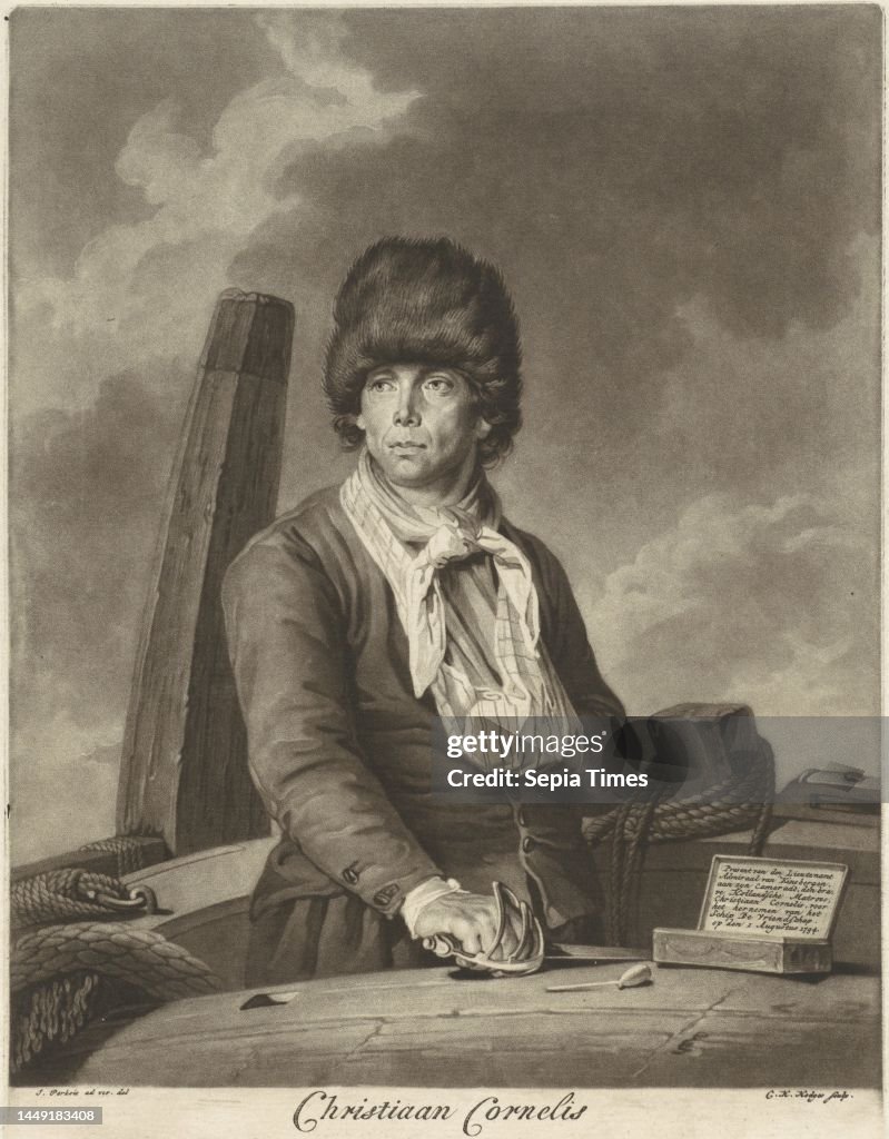 Christiaan Cornelis is standing on a ship