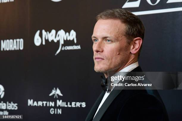 Actor Sam Heughan attends the Esquire "Men Of The Year" awards 2022 at the Casino de Madrid on December 14, 2022 in Madrid, Spain.