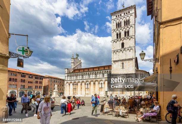 The basilica church of San Michele in Foro. The origins of the church date back to 795 AD when it was built over the ruins of the Roman Forum . The...