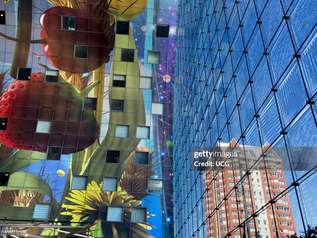 The vibrant Markthal of Rotterdam, the Netherlands
