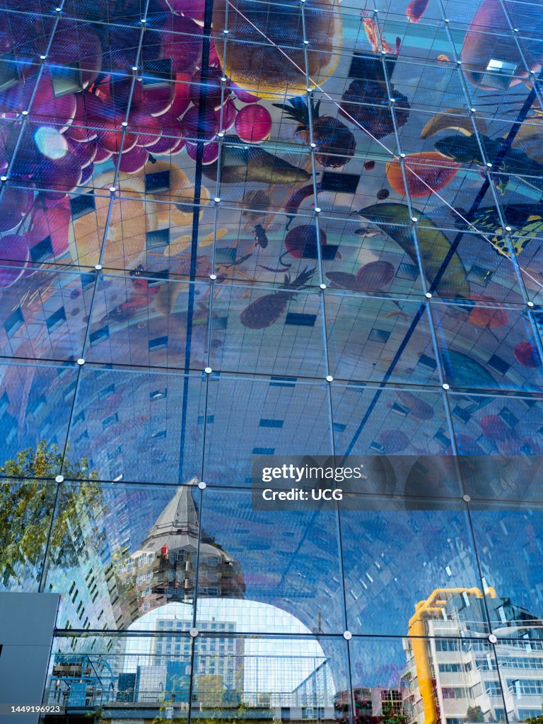 The vibrant Markthal of Rotterdam, the Netherlands