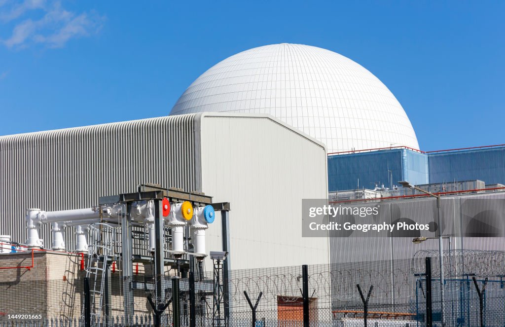 White Shell Reactor White dome PWR Pressurised Water Reactor nuclear power station,... News ...
