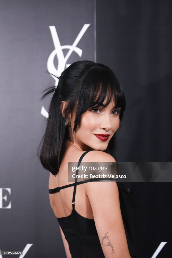 Aitana Ocaña attends the Vogue & Yves Saint Laurent "Beauté Christmas