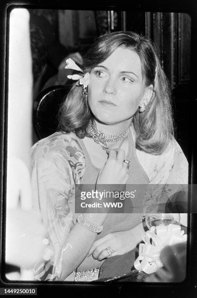 Dailey Pattee attends a party at "21" in New York City on December 11, 1975.