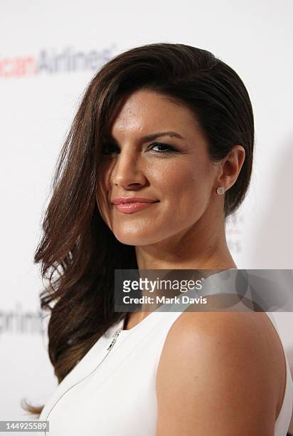 Fighter Gina Carano arrives at the 27th Anniversary Sports Spectacular benefiting Cedars-Sinai Medical Genetics Institute at the Hyatt Regency...