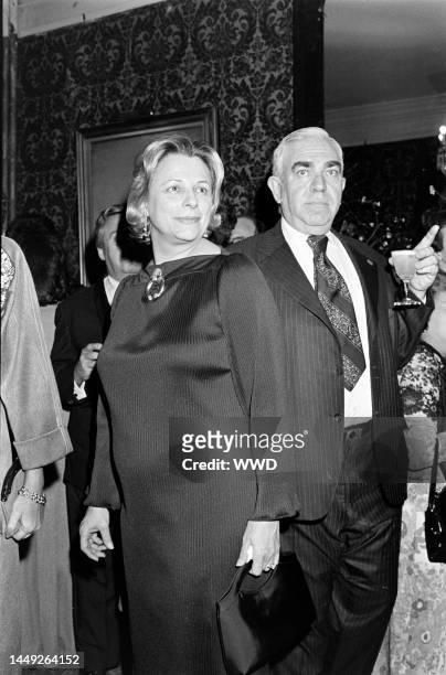 Virginia Johnson attends a National Arts Club event, featuring the presentation of the medal of honor for literature to Norman Mailer, in New York...