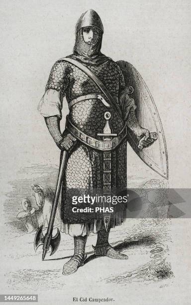 Rodrigo Diaz de Vivar, known as El Cid Campeador . Castilian nobleman, knighted by the Infante Sancho. He took part in the battles of Llantada and...