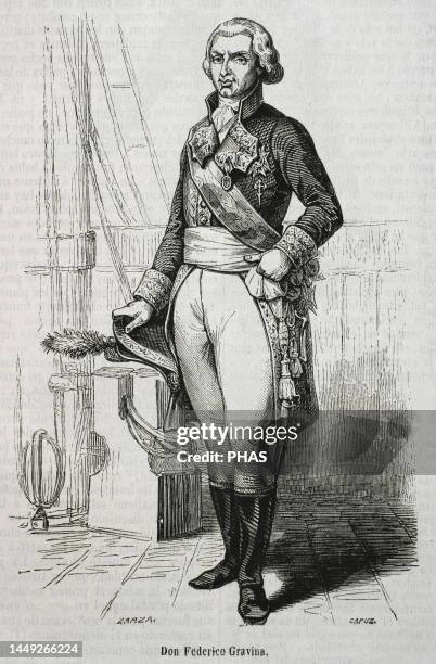 Federico Gravina . Spanish admiral during the American Revolution and Napoleonic Wars. He died as a result of the wounds suffered during the Battle...