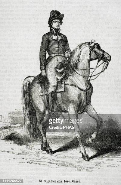 Jose Manso y Sola . Spanish military who served in the armies of Ferdinand VII and Isabella II, taking part in the Peninsular War and the First...